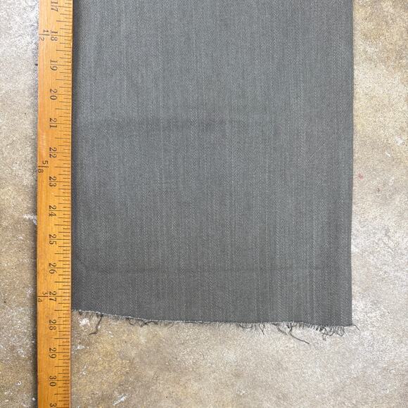 Women’s Wide Leg High Rise Pants Size Large Cropped Green Raw Hem - Picture 12 of 13